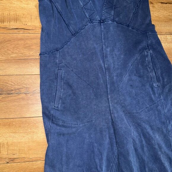 Daily Practice by Anthropologie The Palmra Sleeveless Jumpsuit Blue Size XL - Picture 11 of 16